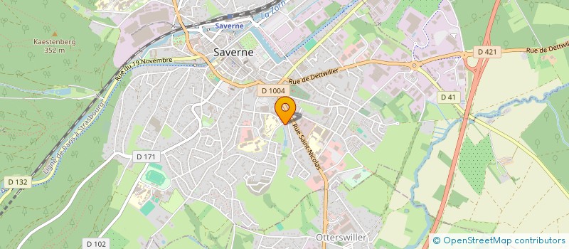 localisation de l'entreprise SCI RUZGAR  SAVERNE