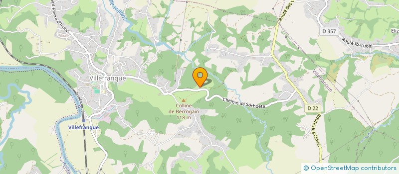 localisation de l'entreprise SCI RV  URCUIT