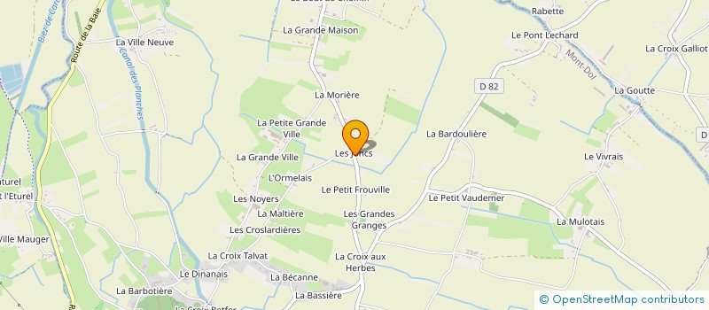 localisation de l'entreprise SCI RV IMMO  MONT-DOL