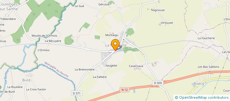localisation de l'entreprise SCI RV POUSSIN à LA MESNIERE