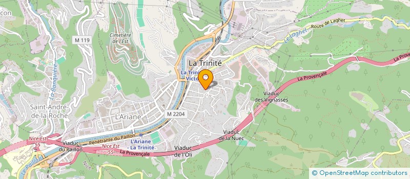 localisation de l'entreprise SCI RVC  LA TRINITE
