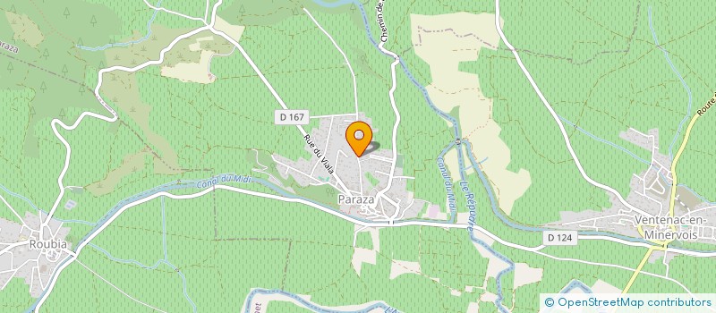 localisation de l'entreprise SCI RVCH  PARAZA