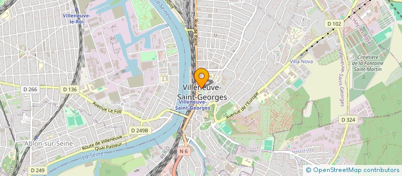 localisation de l'entreprise SCI  RVL  VILLENEUVE-SAINT-GEORGES