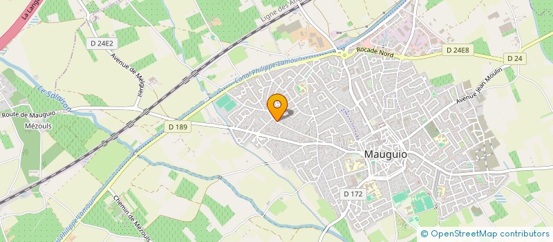 localisation de l'entreprise SCI RVM  MAUGUIO