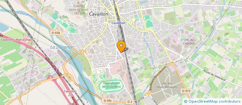 localisation de l'entreprise SCI RVM  CAVAILLON