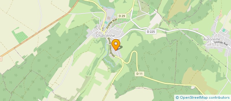 localisation de l'entreprise SCI RVR DU CHATEAU D'EAU  CHARCENNE