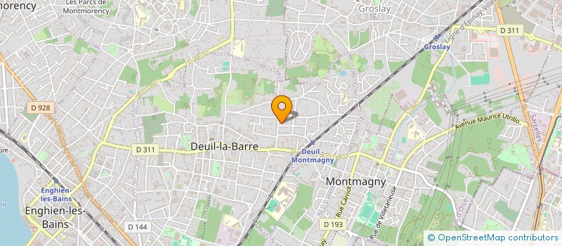 localisation de l'entreprise SCI RWW  DEUIL-LA-BARRE