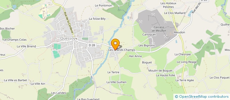 localisation de l'entreprise SCI RYAG  YFFINIAC