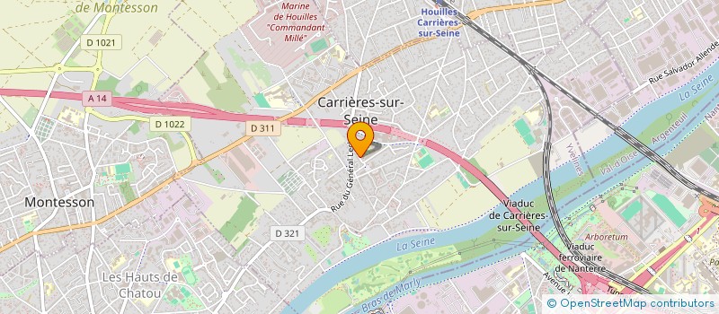 localisation de l'entreprise SCI RYAL  CARRIERES-SUR-SEINE