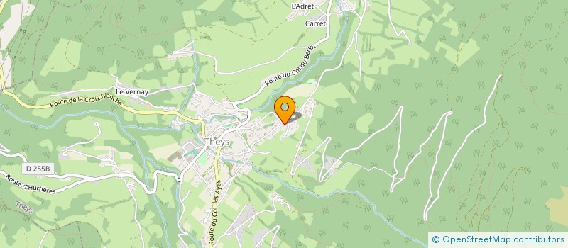 localisation de l'entreprise SCI RYAN  CRETS EN BELLEDONNE