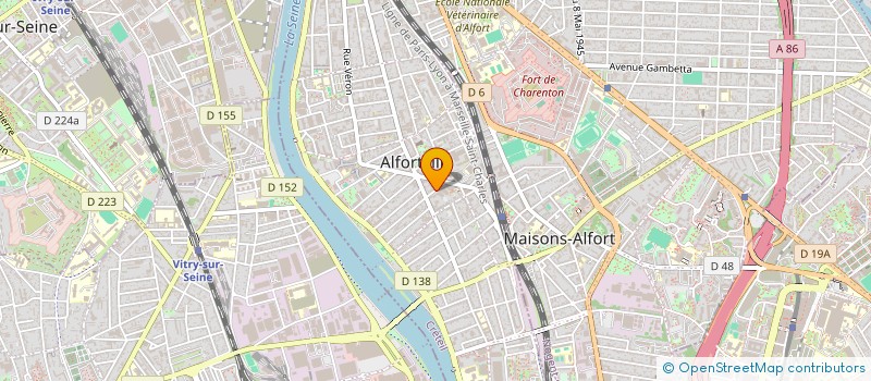 localisation de l'entreprise SCI RYAN IMMO  ALFORTVILLE