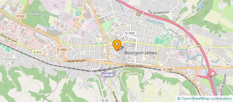 localisation de l'entreprise SCI RYANET à BOURGOIN-JALLIEU