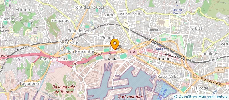 localisation de l'entreprise SCI RYC IMMO  TOULON