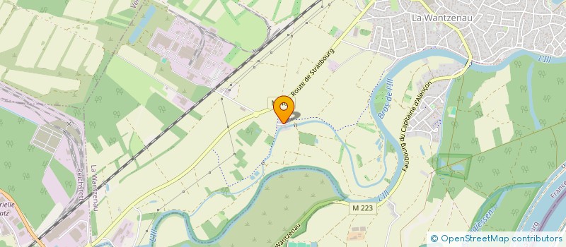 localisation de l'entreprise SCI RYE  LA WANTZENAU