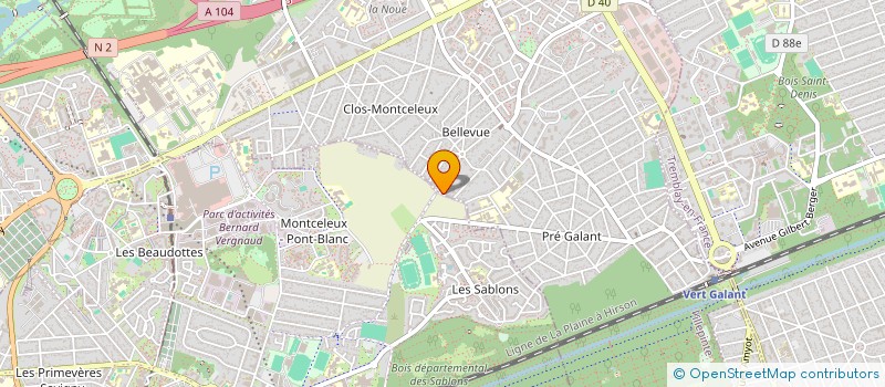 localisation de l'entreprise SCI RYLIS à VILLEPINTE
