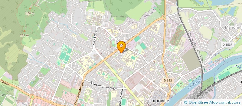 localisation de l'entreprise SCI RYMA à THIONVILLE