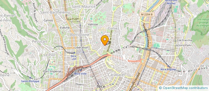 localisation de l'entreprise SCI RYMAN à NICE