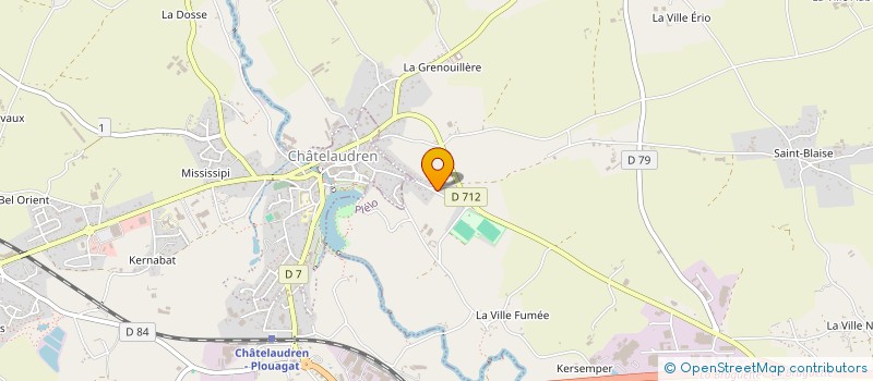 localisation de l'entreprise SCI RYMAS à PLELO