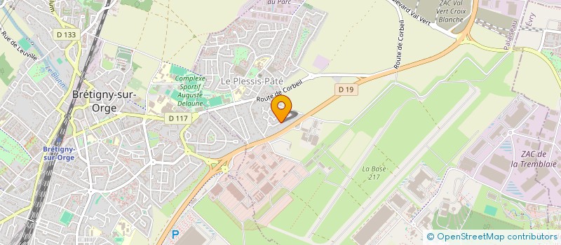 localisation de l'entreprise SCI RYMES  LE PLESSIS-PATE