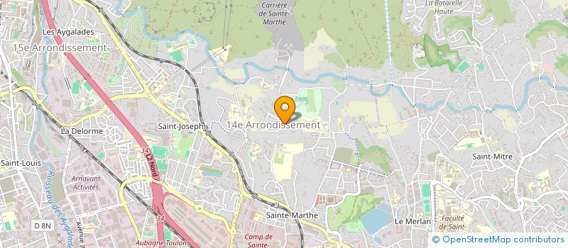 localisation de l'entreprise SCI RYMH à MARSEILLE 14EME