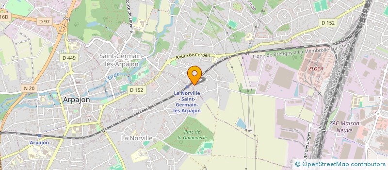 localisation de l'entreprise SCI RYNA à SAINT-GERMAIN-LES-ARPAJON