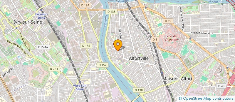 localisation de l'entreprise SCI RYNA INVEST à ALFORTVILLE