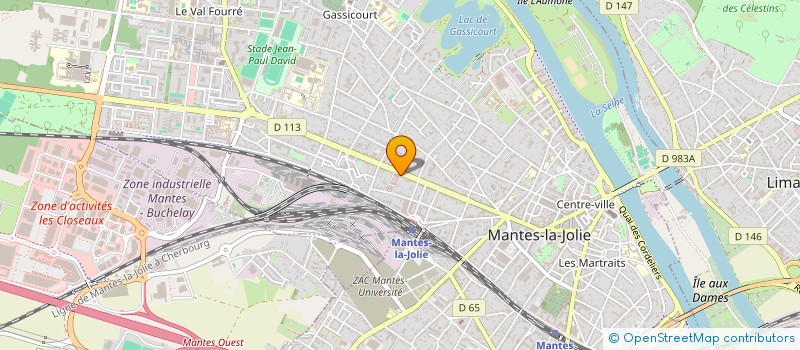 localisation de l'entreprise SCI RYT  MANTES-LA-JOLIE