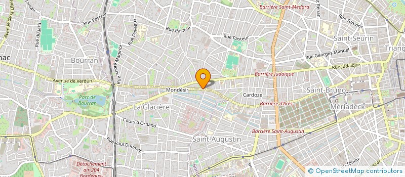 localisation de l'entreprise SCI RYUSEI  BORDEAUX