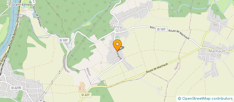 localisation de l'entreprise SCI S  FERICY