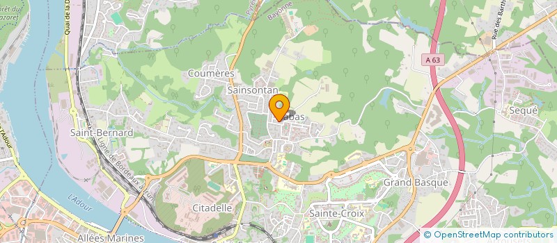 localisation de l'entreprise SCI S  BAYONNE