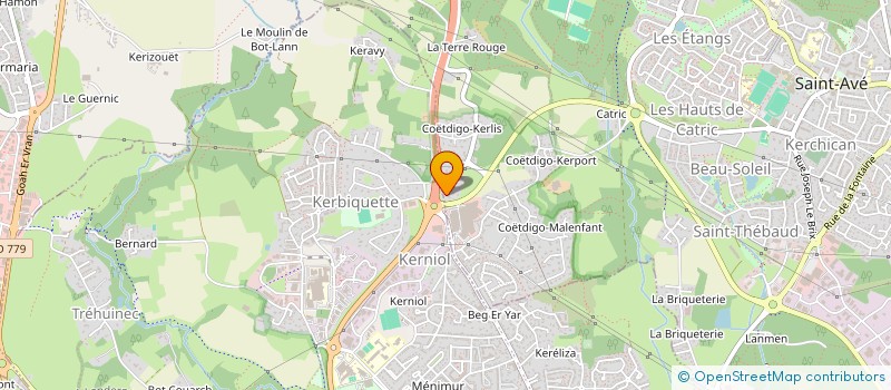 localisation de l'entreprise SCI S  SAINT-AVE