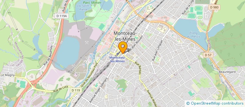 localisation de l'entreprise SCI S.A.F à MONTCEAU-LES-MINES