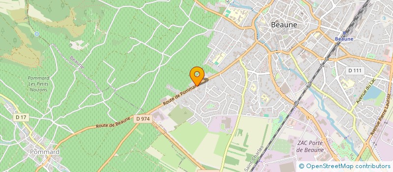 localisation de l'entreprise SCI S A G à BEAUNE