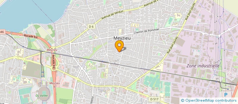 localisation de l'entreprise SCI S A G  GENAS