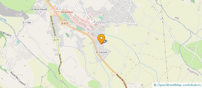 localisation de l'entreprise SCI S.A.G.  CARLUS