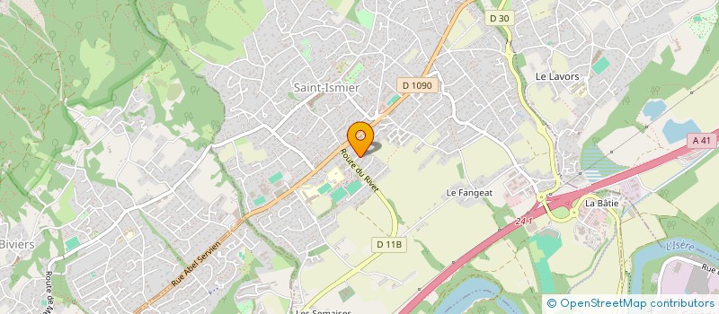 localisation de l'entreprise SCI S.A.G.B. à SAINT-ISMIER