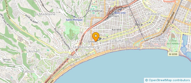 localisation de l'entreprise SCI S.A.J à NICE