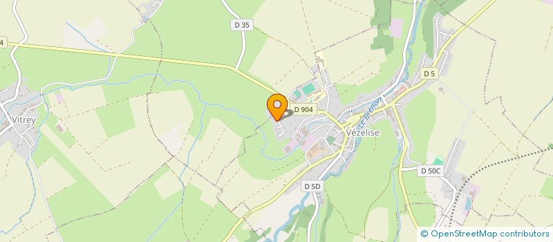 localisation de l'entreprise SCI S A L M  VEZELISE