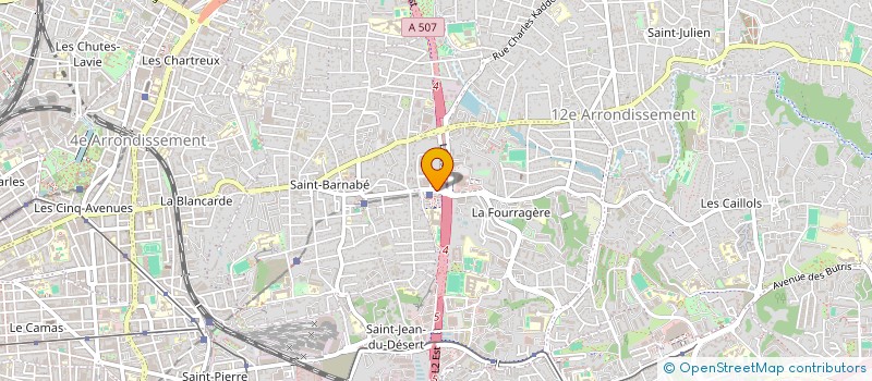 localisation de l'entreprise SCI S A M à MARSEILLE