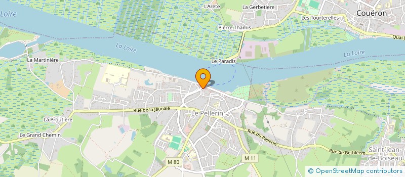 localisation de l'entreprise SCI S.A.M.  LE PELLERIN