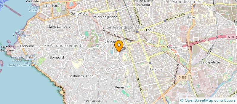 localisation de l'entreprise SCI S-A-M  MARSEILLE