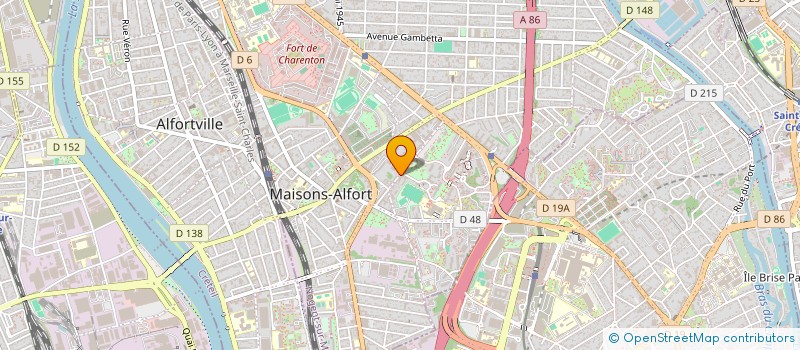 localisation de l'entreprise SCI S.A.M.BARRAUD à MAISONS-ALFORT