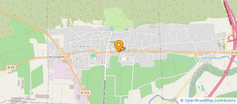 localisation de l'entreprise SCI S.A.M. IMMO  LA FARE-LES-OLIVIERS