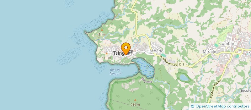 localisation de l'entreprise SCI S.A.M INVEST IMMOBILIER à TSINGONI