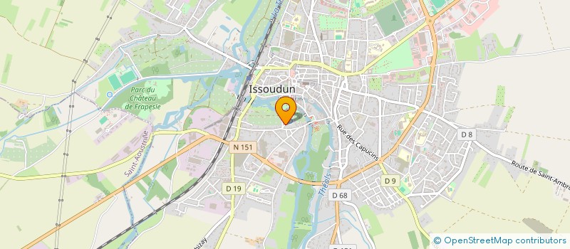 localisation de l'entreprise SCI S.A.M.M. à ISSOUDUN