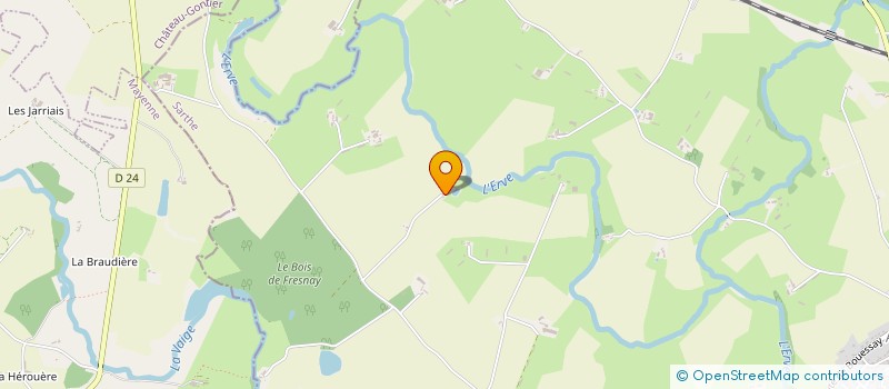 localisation de l'entreprise SCI S.A.M.P  LOUAILLES