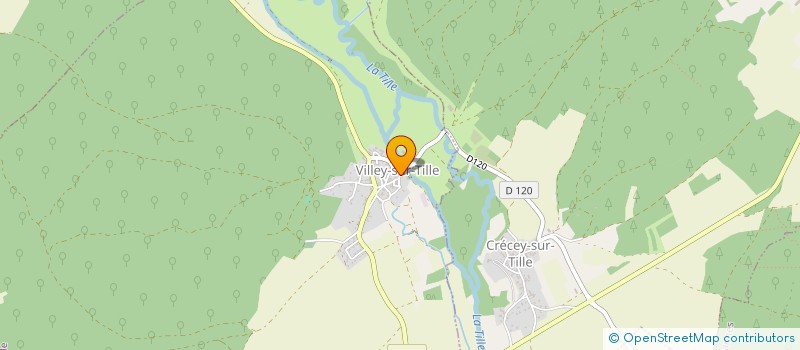 localisation de l'entreprise SCI S.A.P. BUFFET  VILLEY-SUR-TILLE