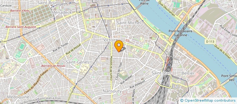 localisation de l'entreprise SCI S.A.R.  BORDEAUX