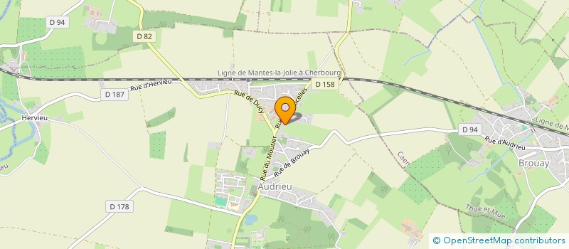 localisation de l'entreprise SCI S.A.R.  DUCY-SAINTE-MARGUERITE