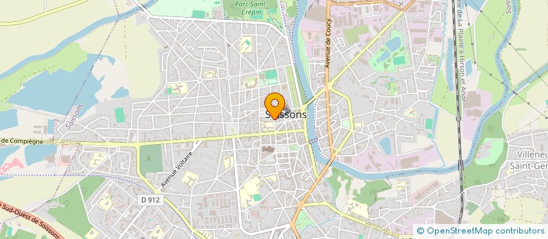 localisation de l'entreprise SCI S.A.S. à SOISSONS
